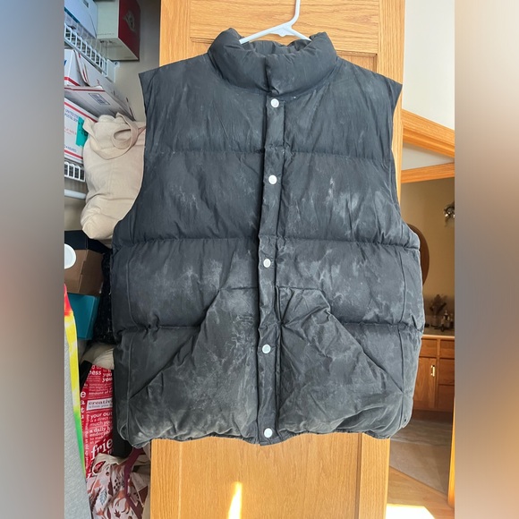 Older brother waxed puff vest-indigo - Picture 2 of 3